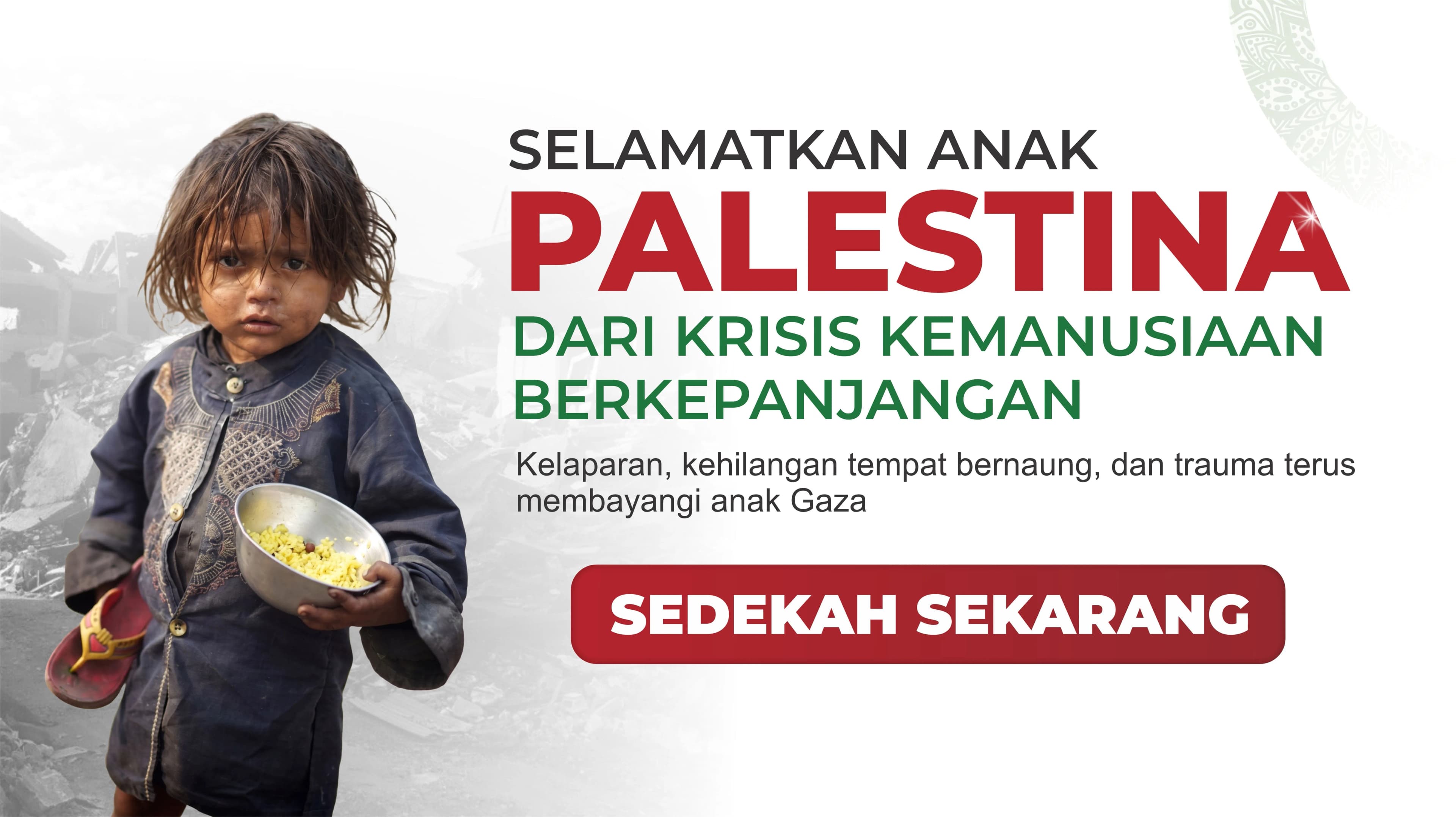 Sedekah Makanan Hangat, Selamatkan Anak Palestina dari Krisis Berkepanjangan